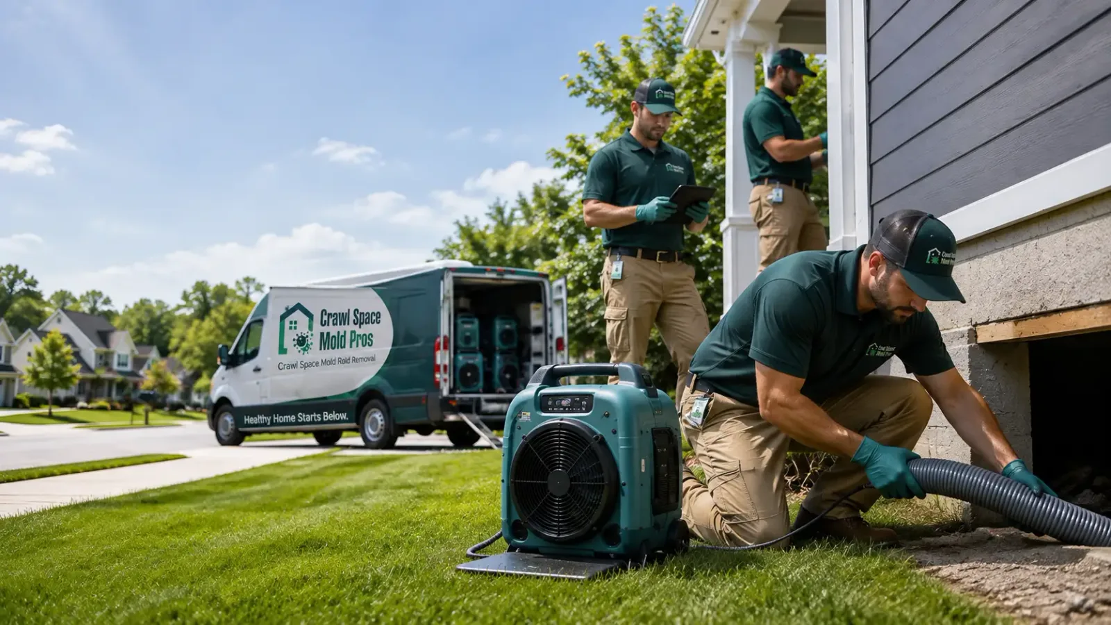 Crawl Space Mold Removal in Hillsboro, IA